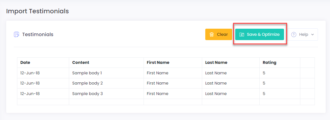 import CSV 