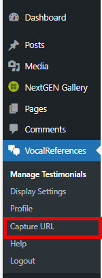 Vocalreferences Plugin, Capture URL